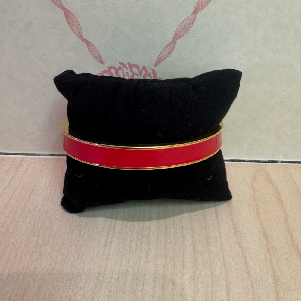 Talbots Red and Gold Enamel Bracelet
